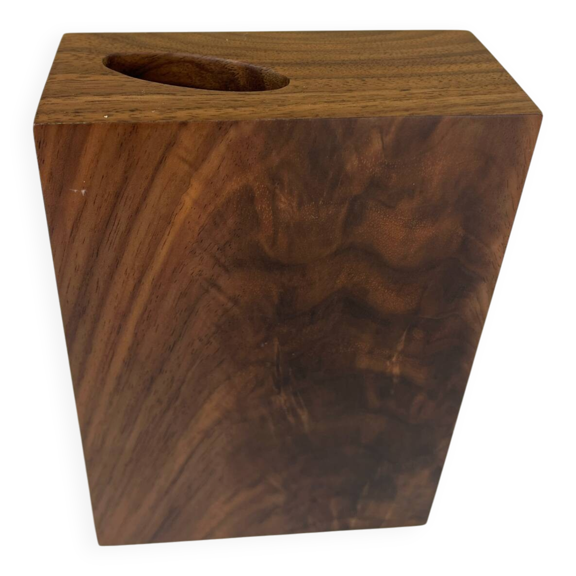Vase en bois design minimaliste