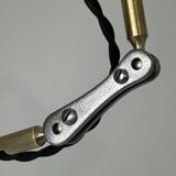 Pair of antique "beunza" workshop wall lights