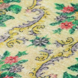 Anatolian handmade vintage rug 193 cm x 112 cm