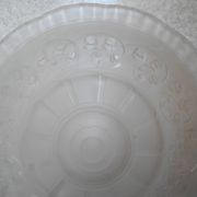 antique Art Deco Maynadier French glass chandelier basin
