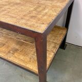 Red Industrial Coffee Table, 1960s