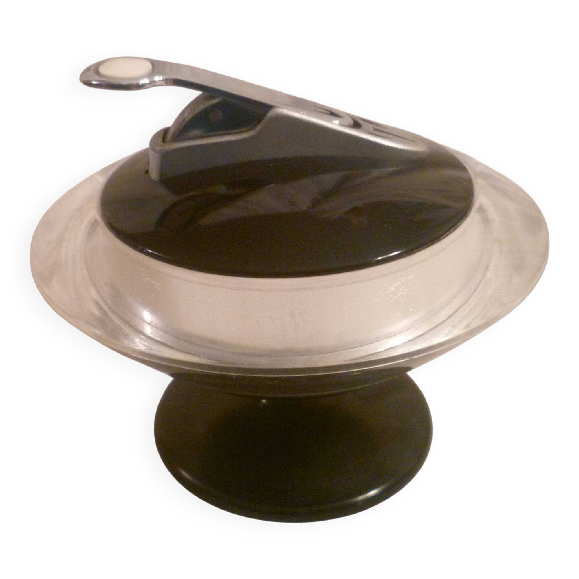 Vintage space age T36 table lighter flying saucer by Maruman
