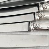 10 Christofle silver-plated “Marly” model table knives
