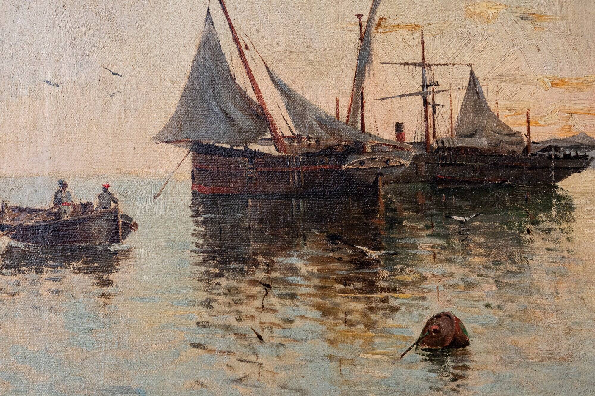 Collection of Four - 19th Century Marine Paintings - Various Artists