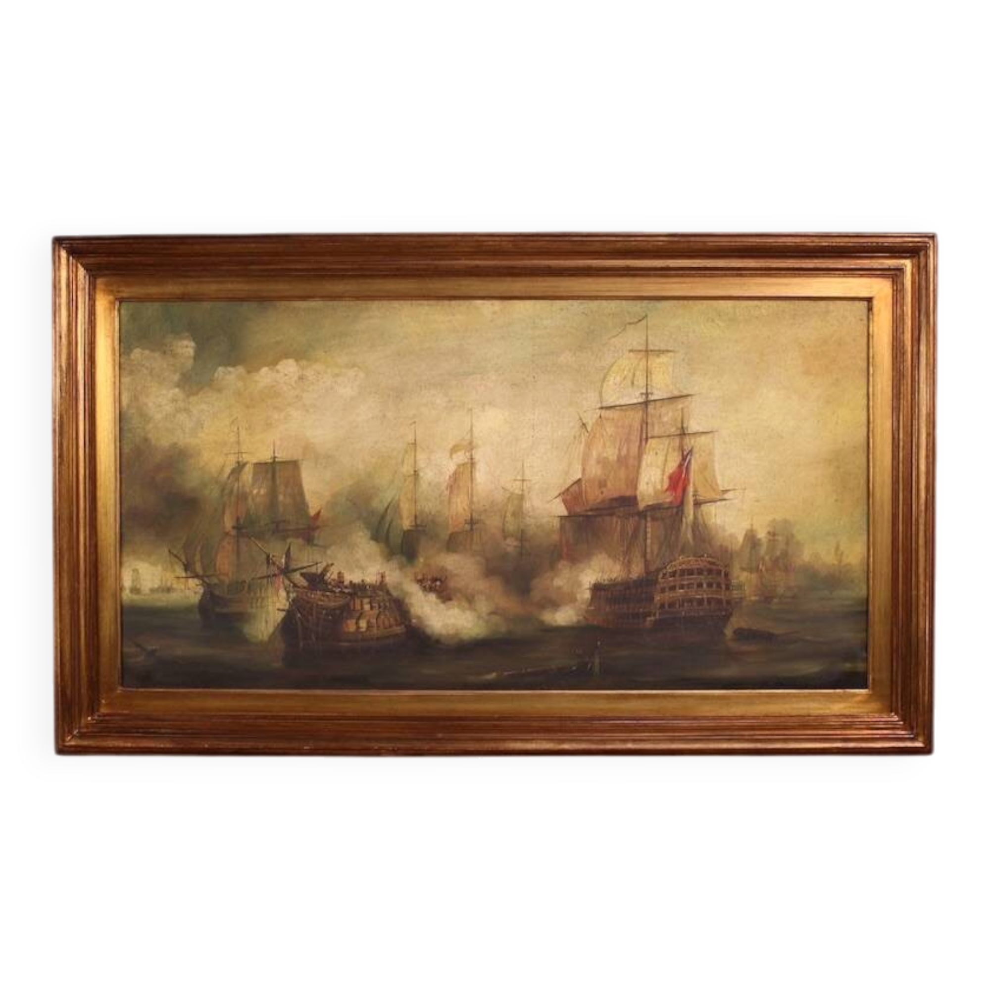 Peinture maritime française du XXe siècle Bataille de Trafalgar
