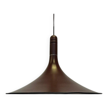 Rare Brown Large Pendant from the Mid-Century, Denmark, 1970