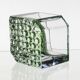 Green Square Bowl, Pavel Hlava, 1970s, Czechoslovakia