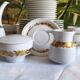 Tapio Wirkkala for Rosenthal Studio-Line “Modulation” porcelain coffee and dessert service, Germany 1970s, 39 pieces