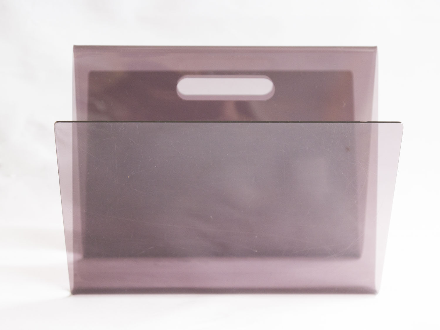 Plexiglas magazine holder