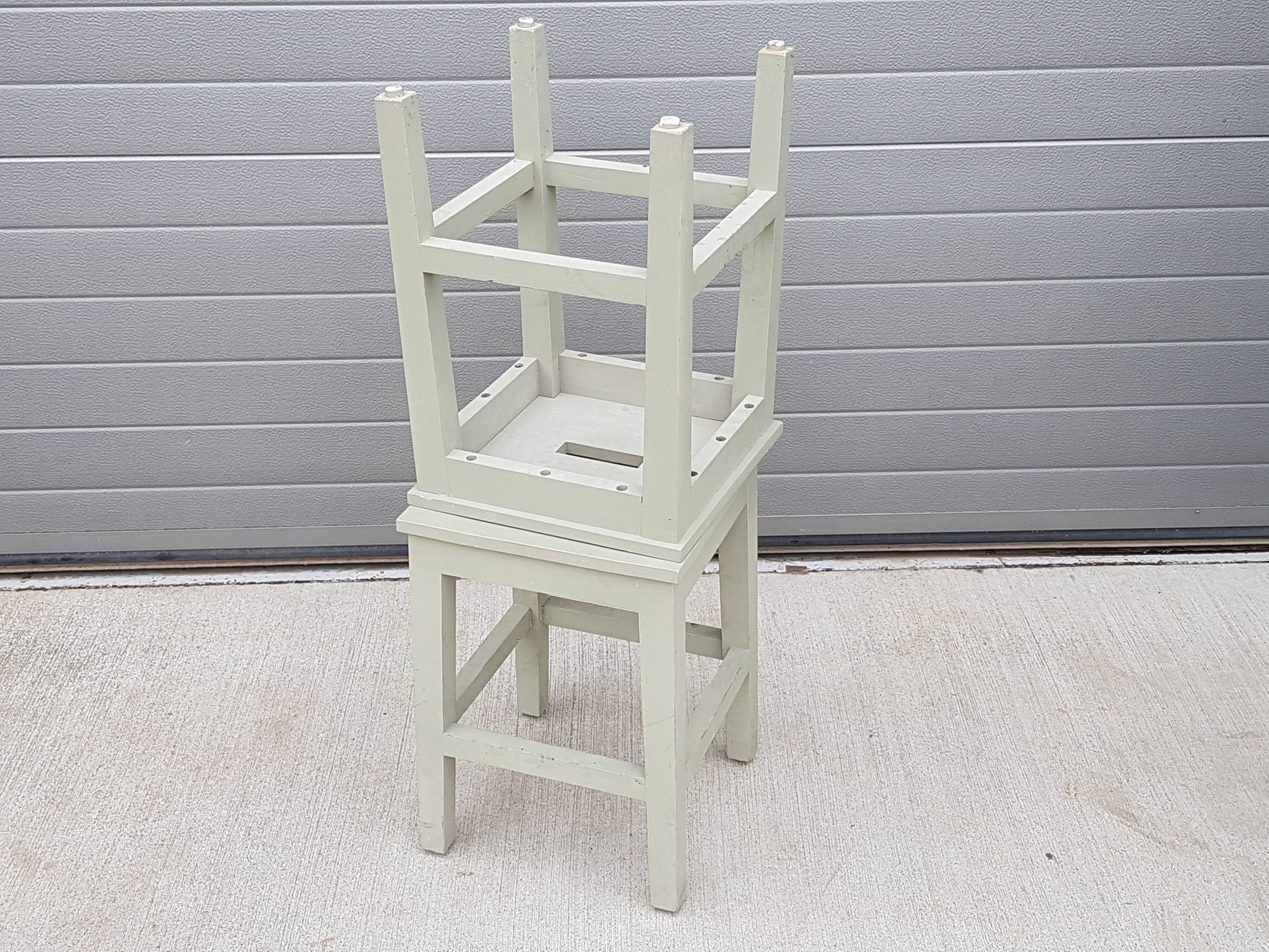 Grey stool