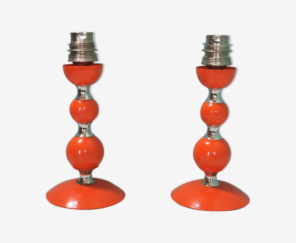 Pieds de lampe années 70