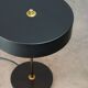 Mid-Century Black & Brass Table Lamp from Kamenický Šenov