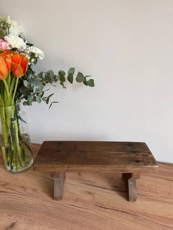 Vintage wooden stool