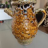 Honey Enamel Pitcher Vase