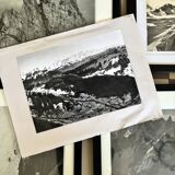 Lot de photographies et cartes postales de montagne