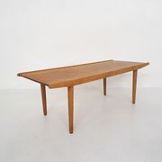 Scandinavian modern oak coffee table by Frem Rojle, Denmark, 1960's