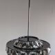 Lustre soucoupe en cristal par Kinkeldey, Autriche vers 1970