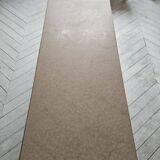 Marble and scalloped brass coffee table