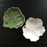 Duo of leaf cups