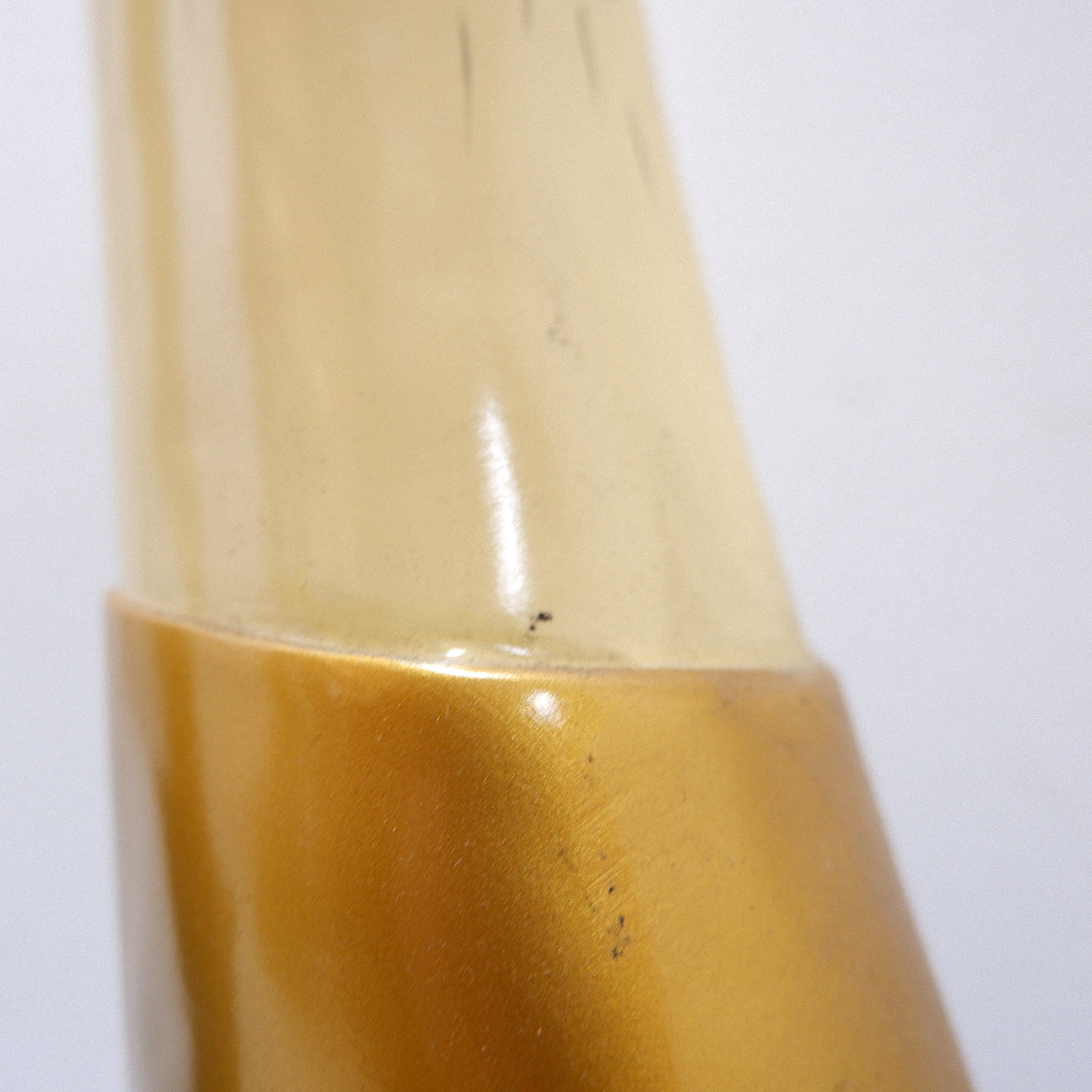 Pair of fake elephant tusks - 20th century H:82cm