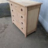 Solid wood chest of drawers