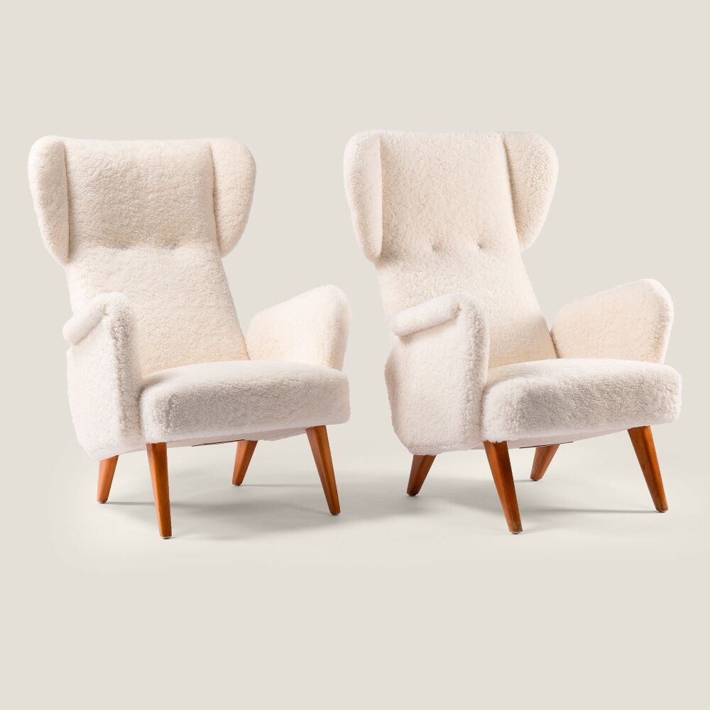 Wingback armchairs – Carl Gustaf Hiort
