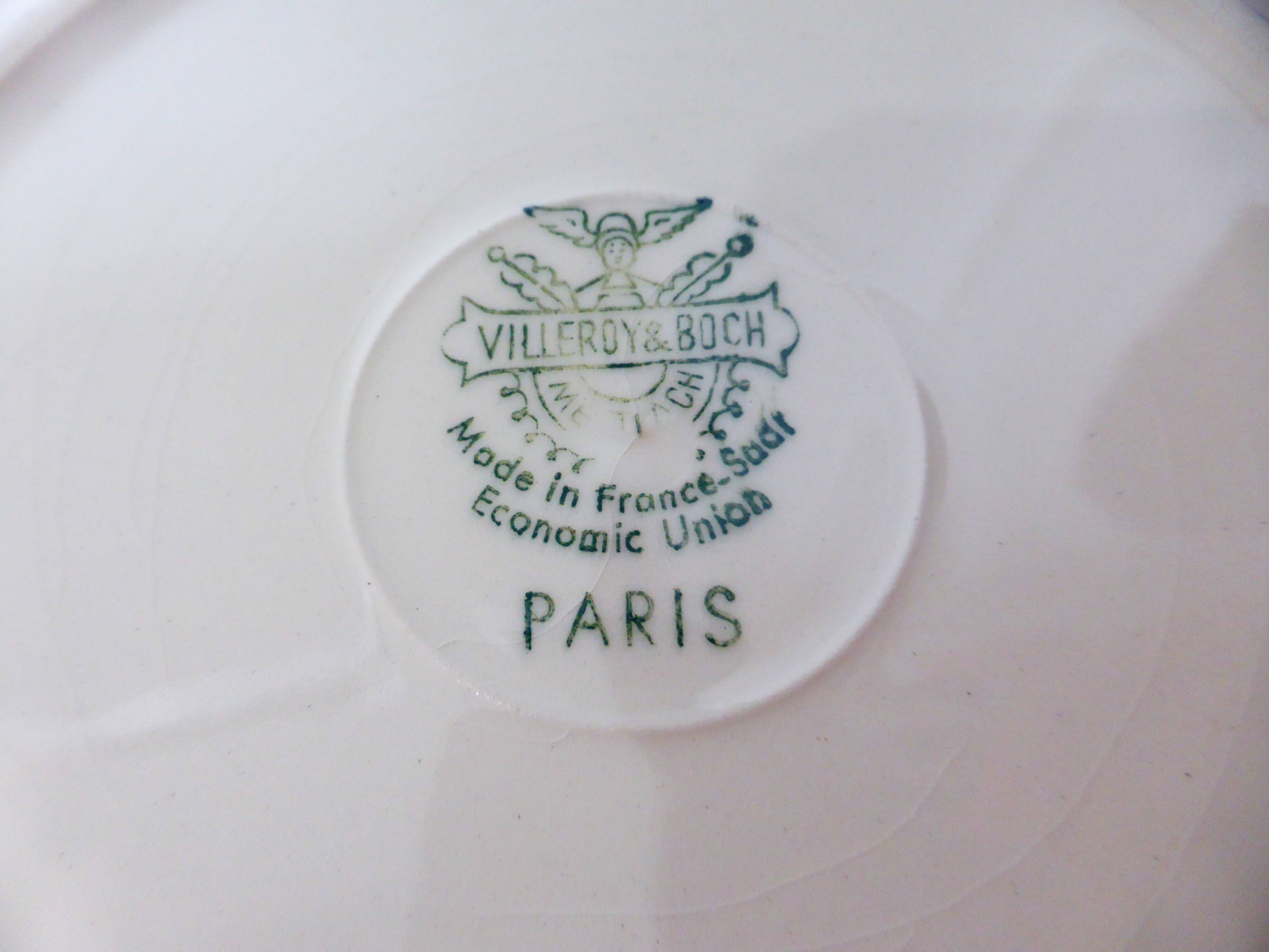 4 hollow plates from Villeroy and Boch