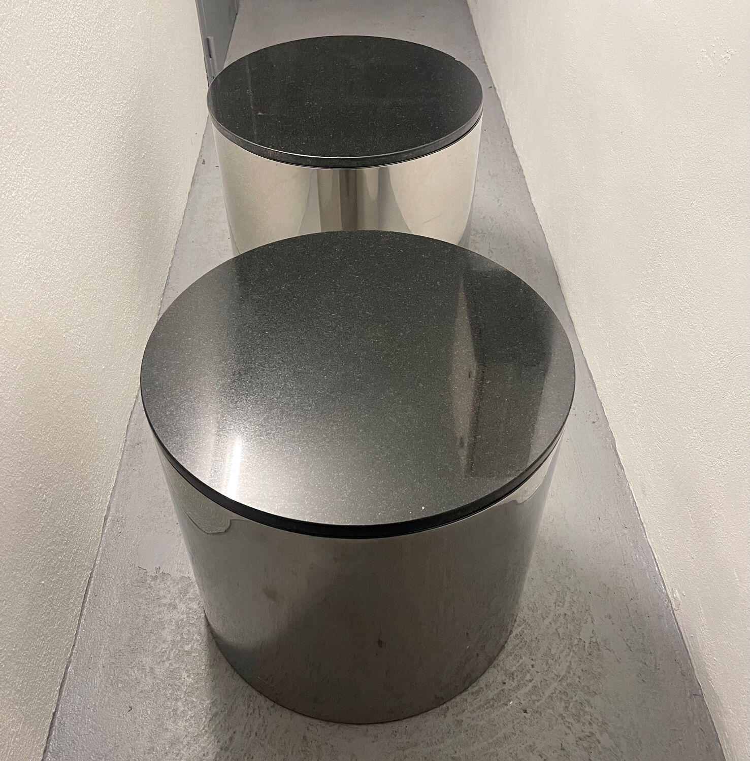 Pair of coffee tables Paul Mayen 70'