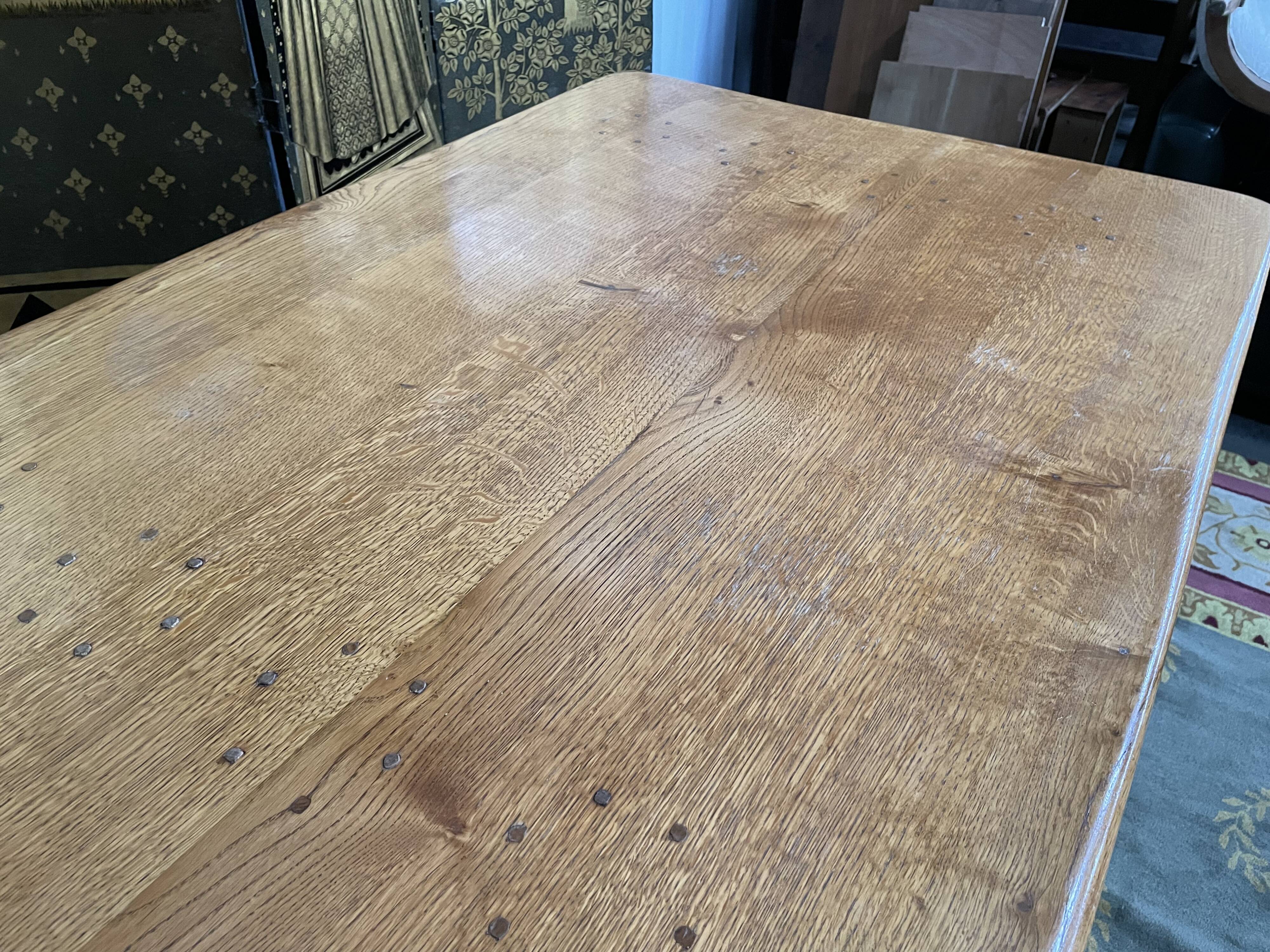 Monastery farmhouse table in solid oak