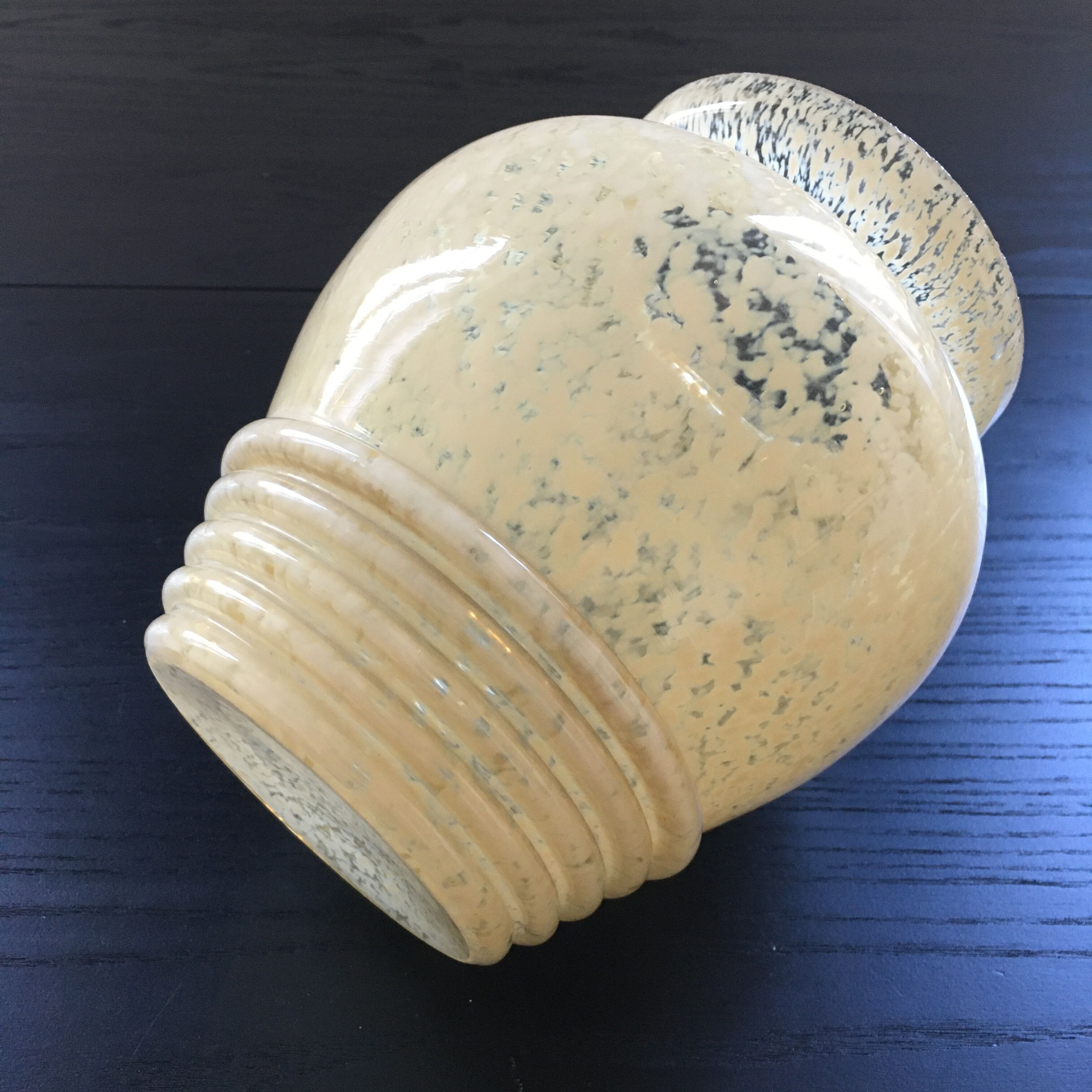 Art Deco style speckled vase
