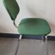 Set de 4 chaises vertes en tissu Strafor steelcase