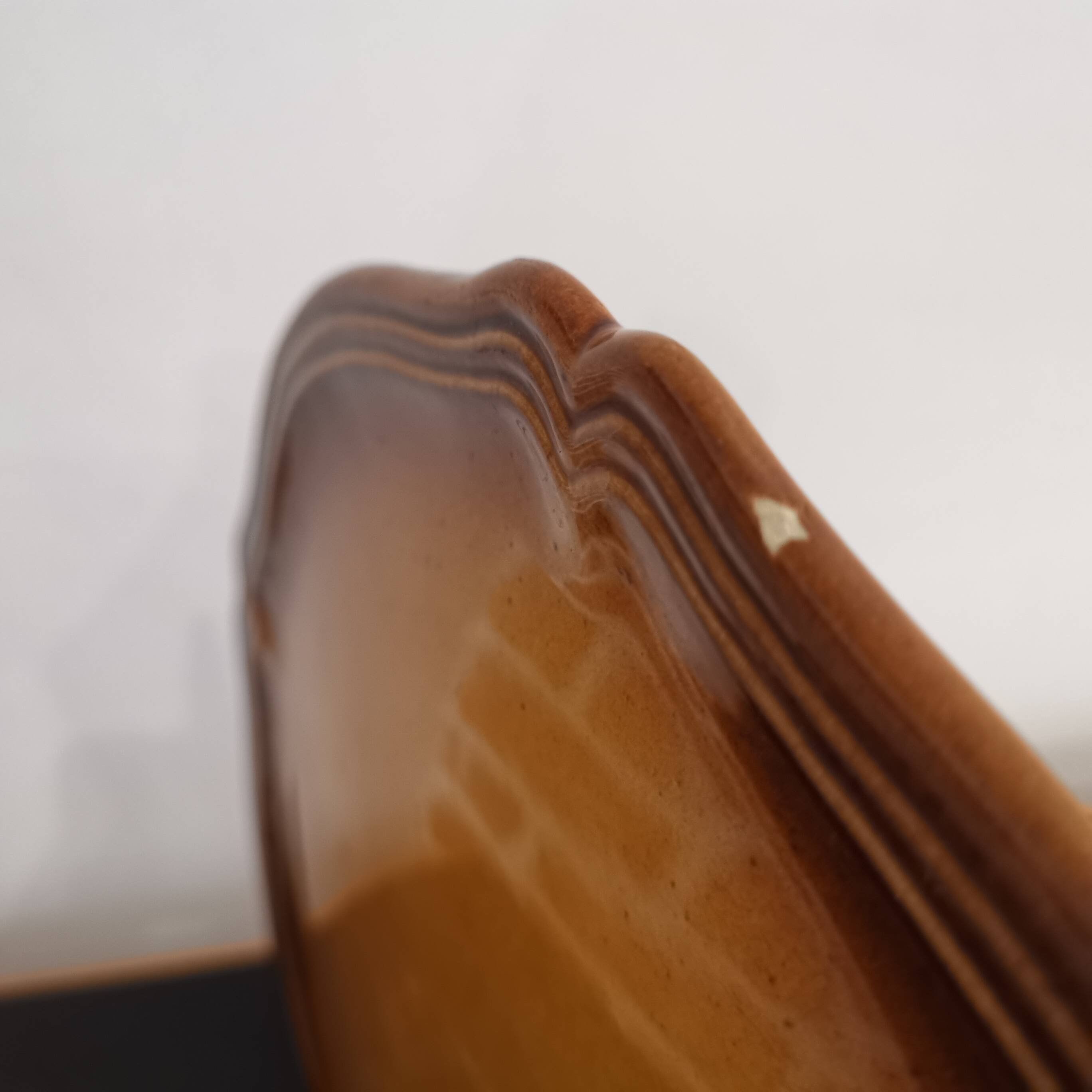 Glazed ceramic serving dish Creation A. Ferlay Vallauris