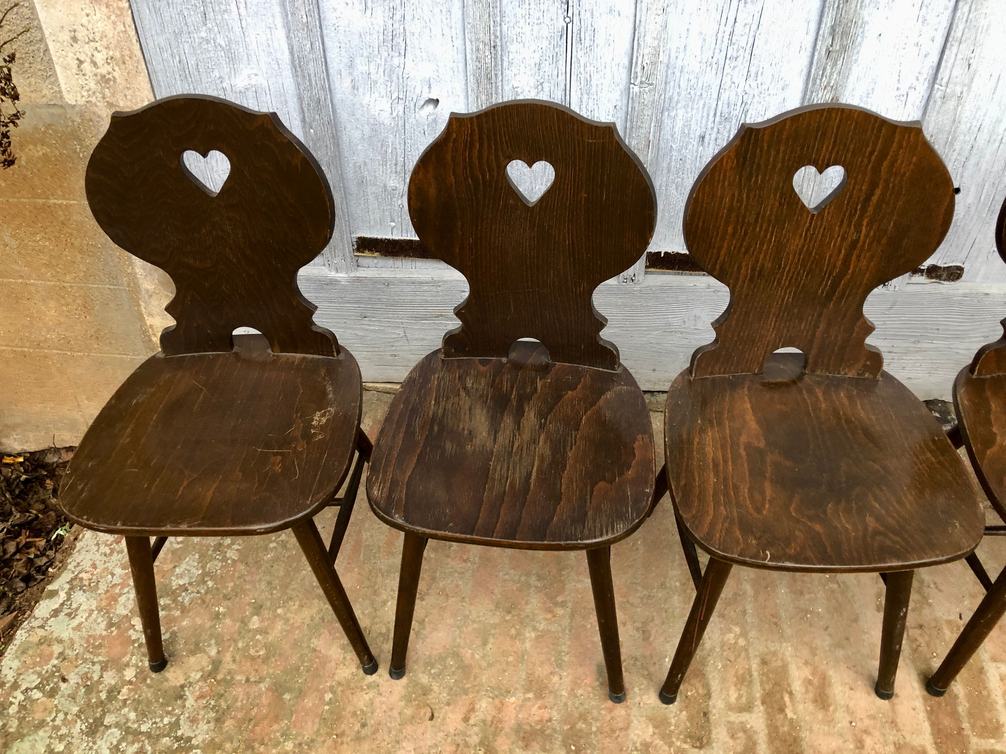 Set of 6 mountain chairs