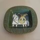 Plat vide-poche Harlekin – Lisa Larson pour Gustavsberg, années 1960