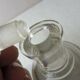 Old carafon bottle, concentrated extract / perfume, A. Bourjois, molded glass