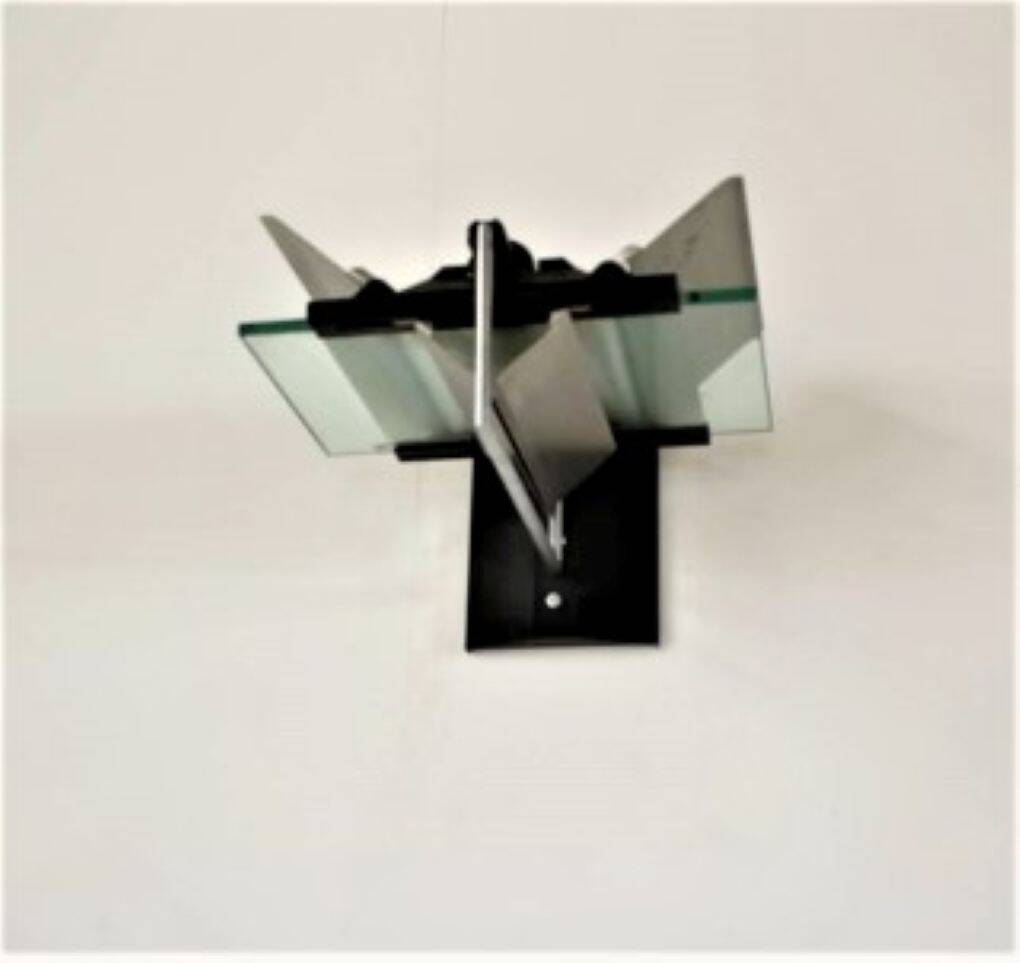 Wall sconces by Giovanni Grignani, 1980s, set of 3.