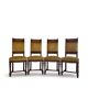 four Victorian dining chairs