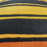 Vintage turkish kilim cushion cover, 60x60 cm