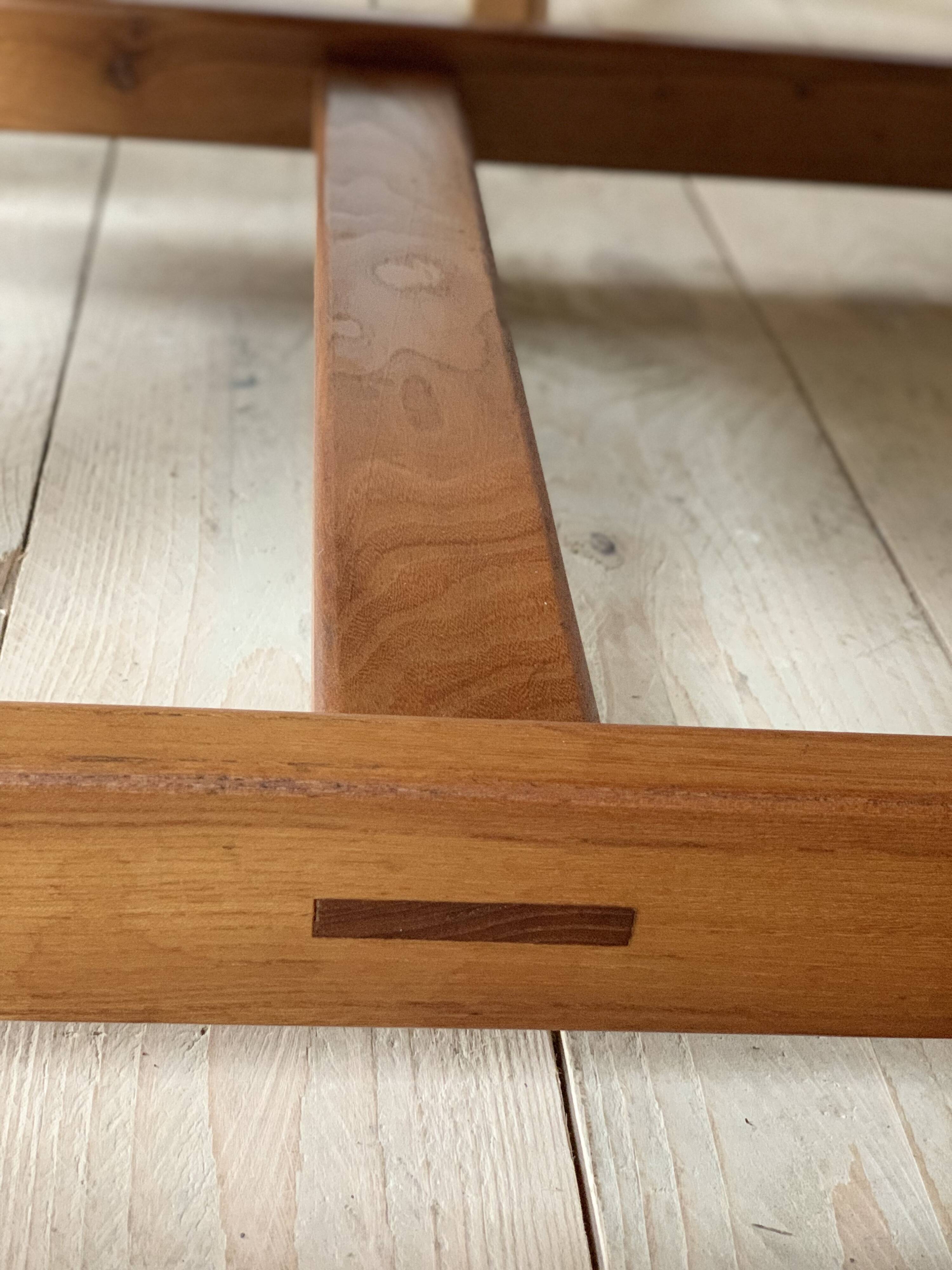 Vintage solid elm coffee table