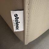 2-seater leather sofa by STEINER