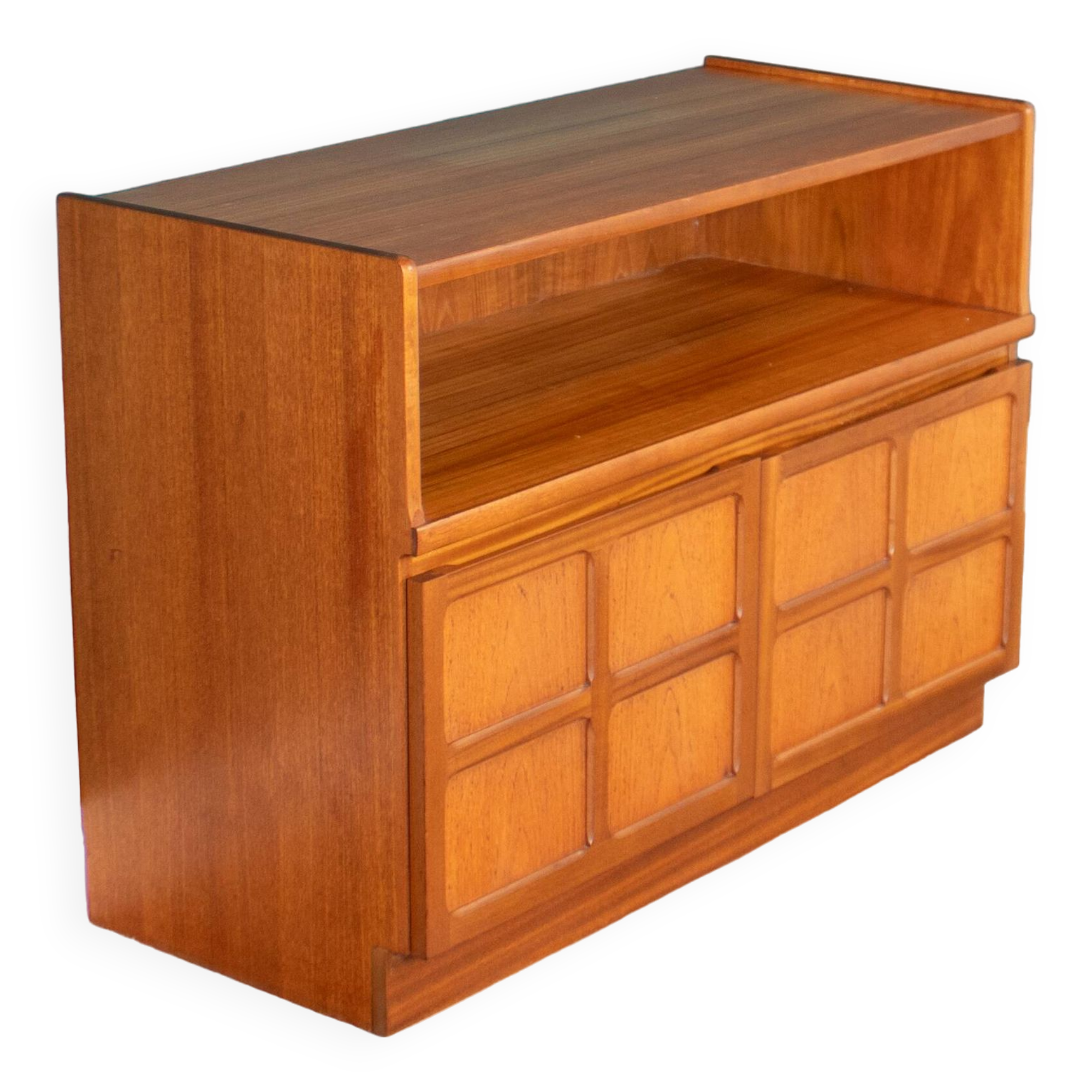 Retro Teak 1960s Nathan Squares Retro Teak 1960s Nathan Squares Mid id Century Sideboard TV Cabinet