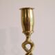 Pair of vintage 1960 brass candle holders