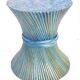Table bamboo Mc Guire blue lazure