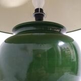 XL lamp in green earthenware from the 70s/80s
