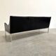 Mid-century Bauhaus style leather 3-seat sofa, 1960s