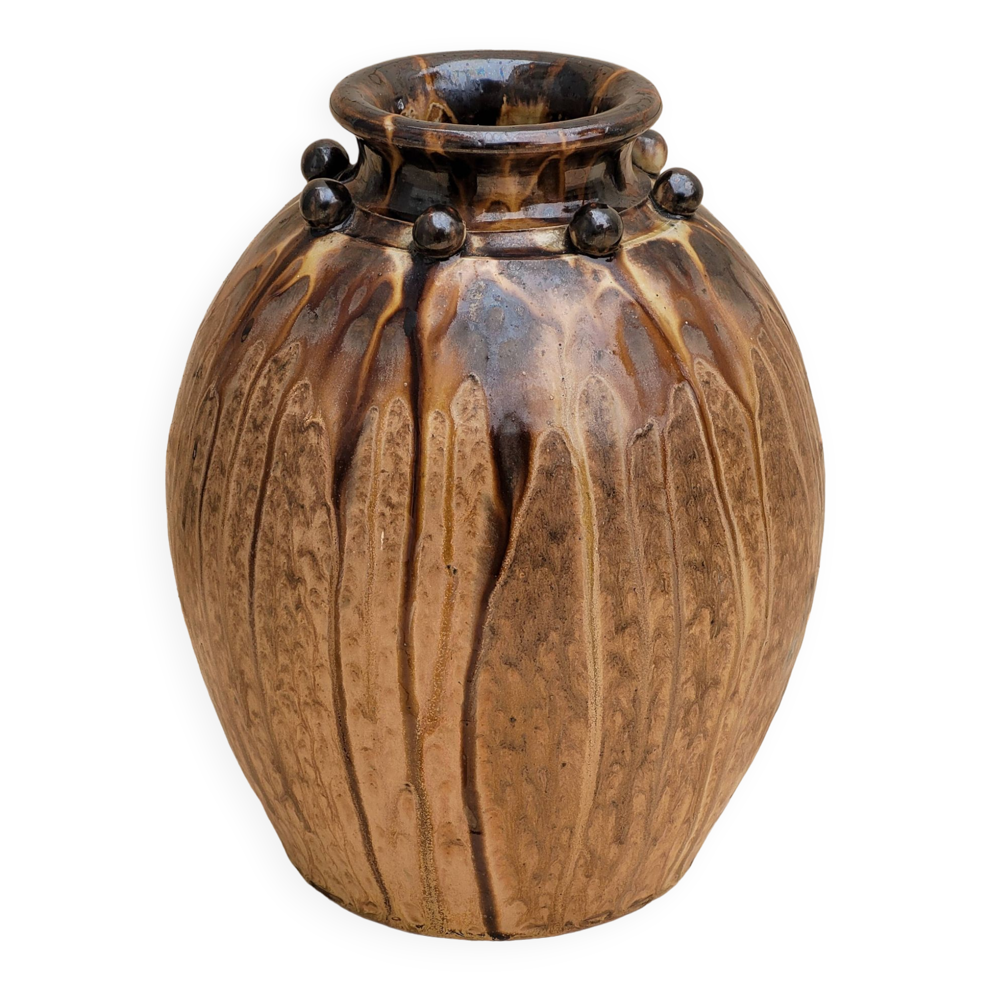 Vase en grès émaillé Joseph Talbot La Borne
