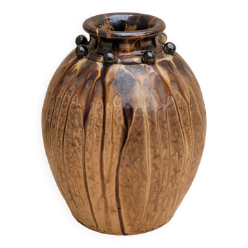 Vase en grès émaillé Joseph Talbot La Borne