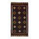 Turkish Kilim Yuruk Vintage 173x342 cm Geometric Red Green Yellow