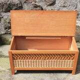 Rattan toy box
