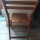 Folding chair in solid wood